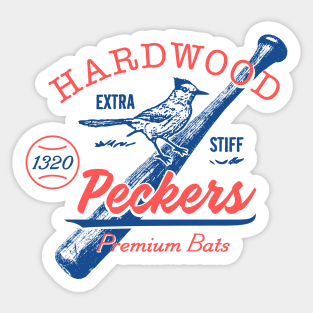 Hardwood Peckers Sticker